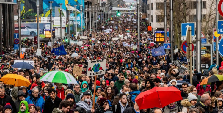 Manifestation "Claim the Climate" le 2 décembre 2018 à Bruxelles